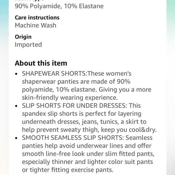 BESTENA Sz M Slip Shorts Under Dresses Seamless Smooth Shorts for Women nwot - Picture 7 of 8